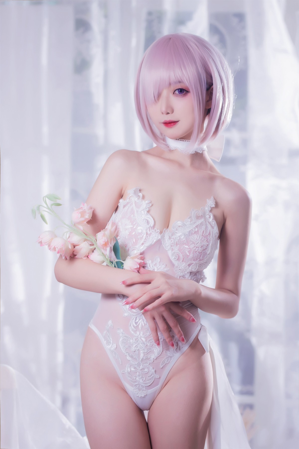 Cosplay 封疆疆 婚纱玛修 Wedding Dress 25
