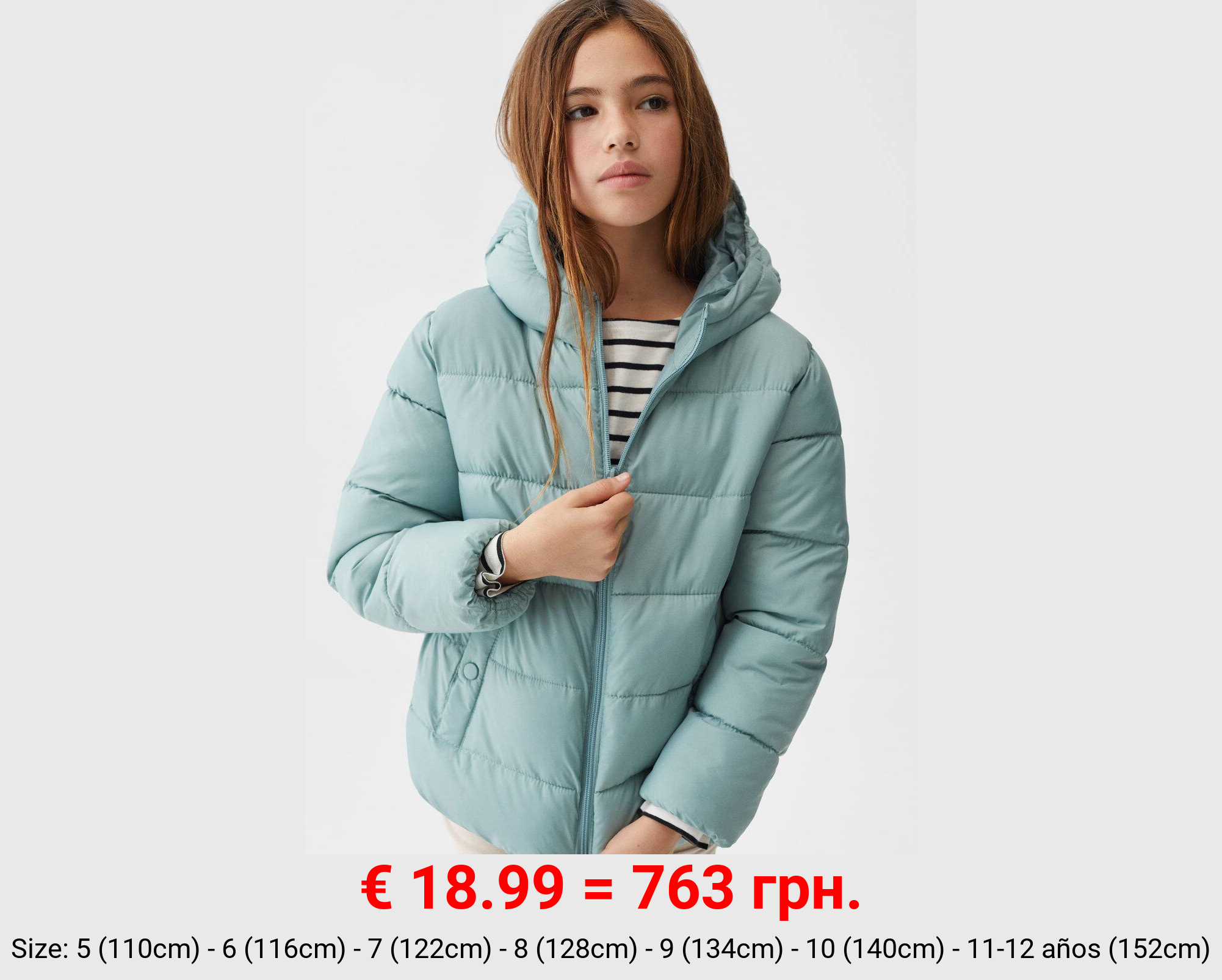 Anorak acolchado capucha