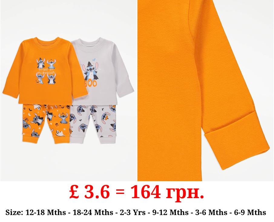 Disney Lilo and Stitch Halloween Pyjamas 2 Pack