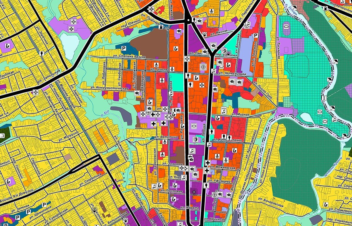 Генплан уфы до 2040 года карта