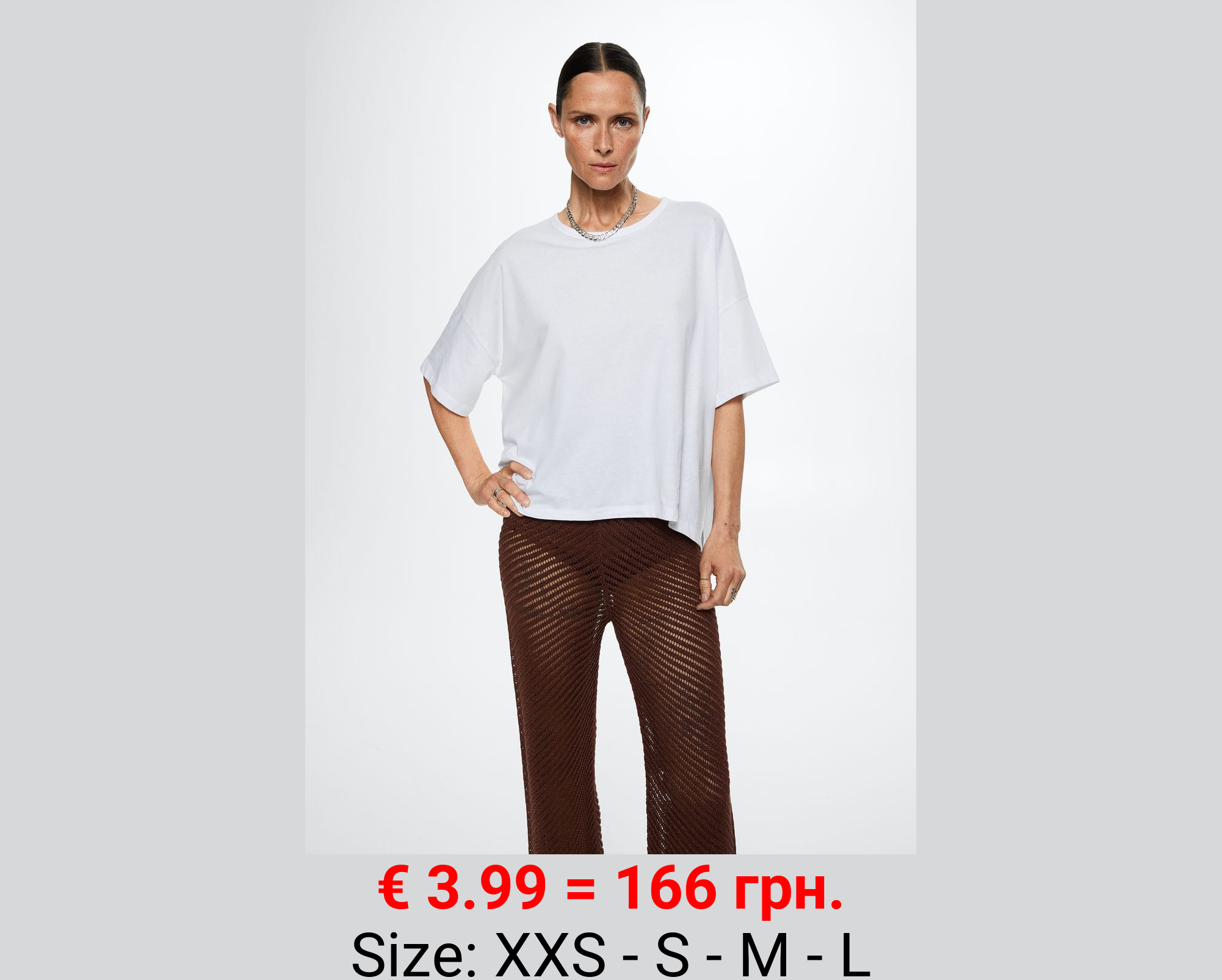 Camiseta oversize algodón