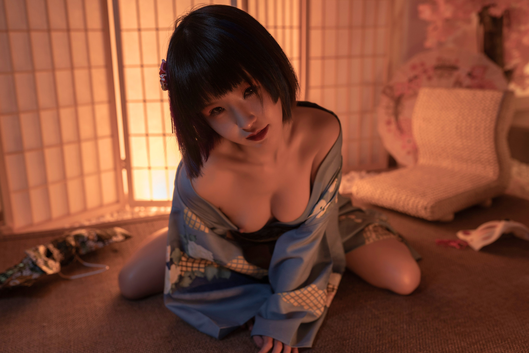 Cosplay 晕崽Zz 樱之诱惑 24