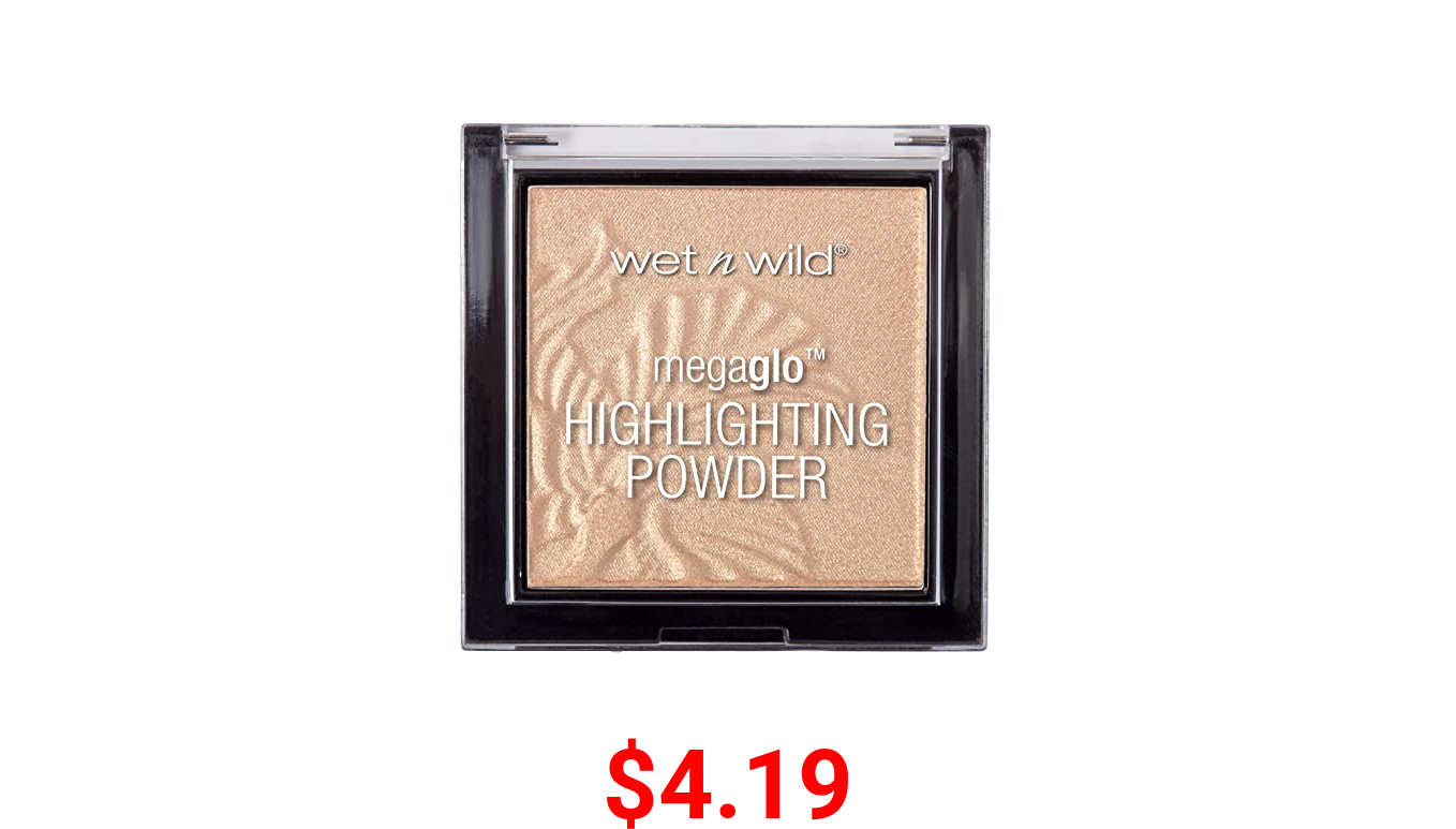 wet n wild MegaGlo Highlighting Powder, Golden Flower Crown 0.19 Ounce (Pack of 1)