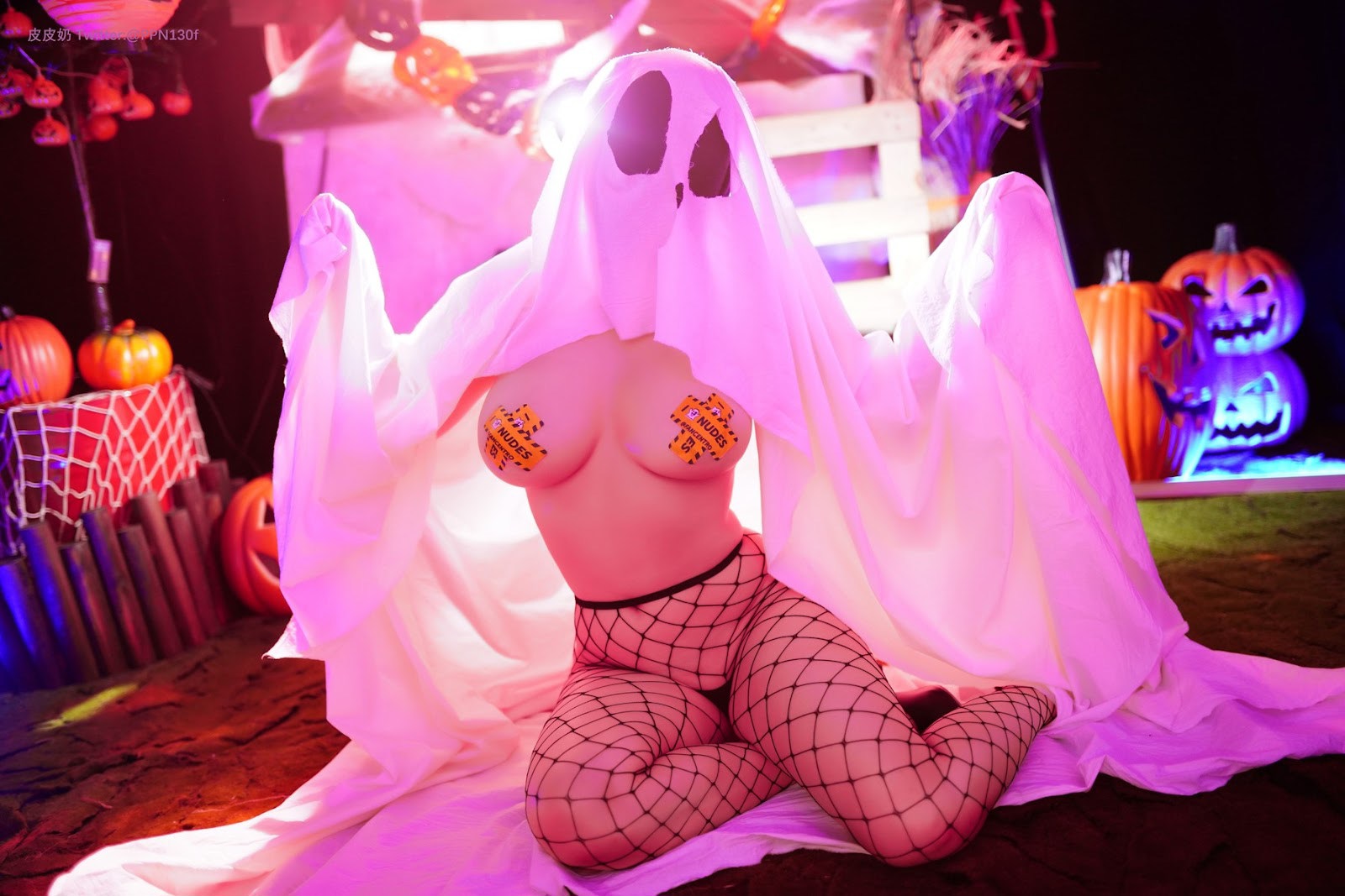 Cosplay 皮皮奶可可爱了啦 幽灵 35