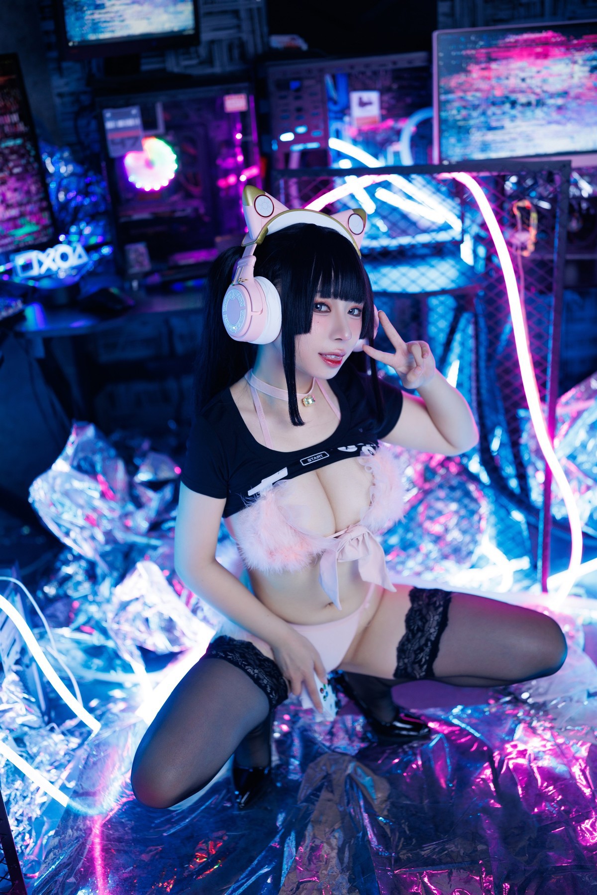 Cosplay 胡桃猫Kurumineko 电竞甜心 Set.01 42
