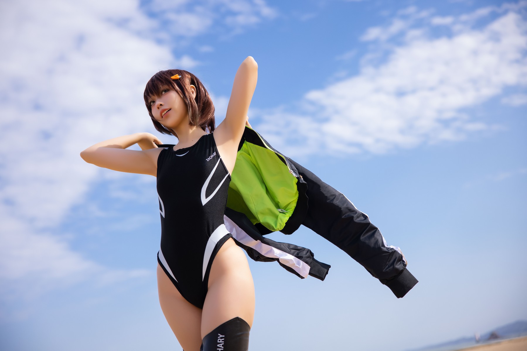 Cosplay G44不会受伤 水泳部的部長 34