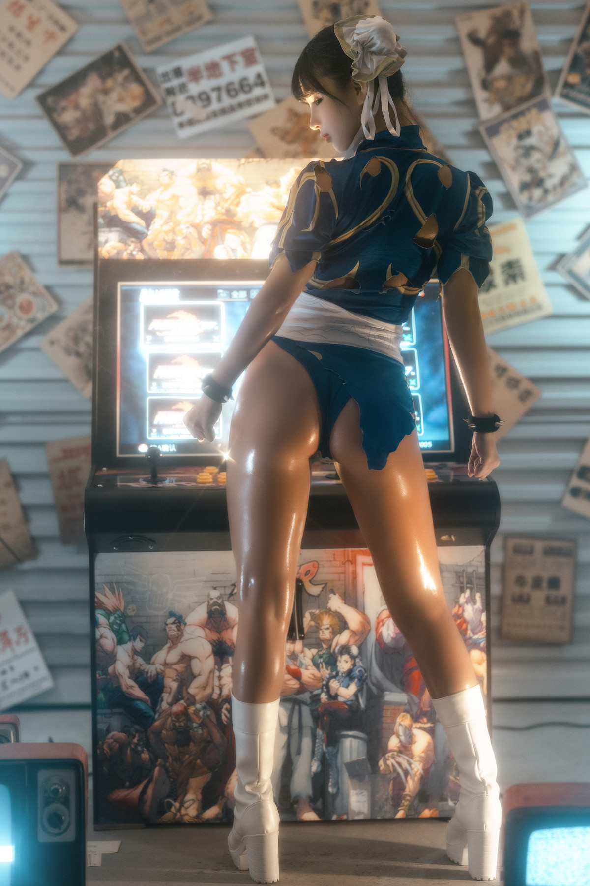 Cosplay 桜井宁宁 电玩春丽 Set.01 31