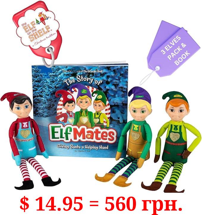 Elf on The Shelf Elf Mates | Christmas Elf | Elf on The Shelf Accessories, Elf on The Shelf Props (Special Edition with Book)