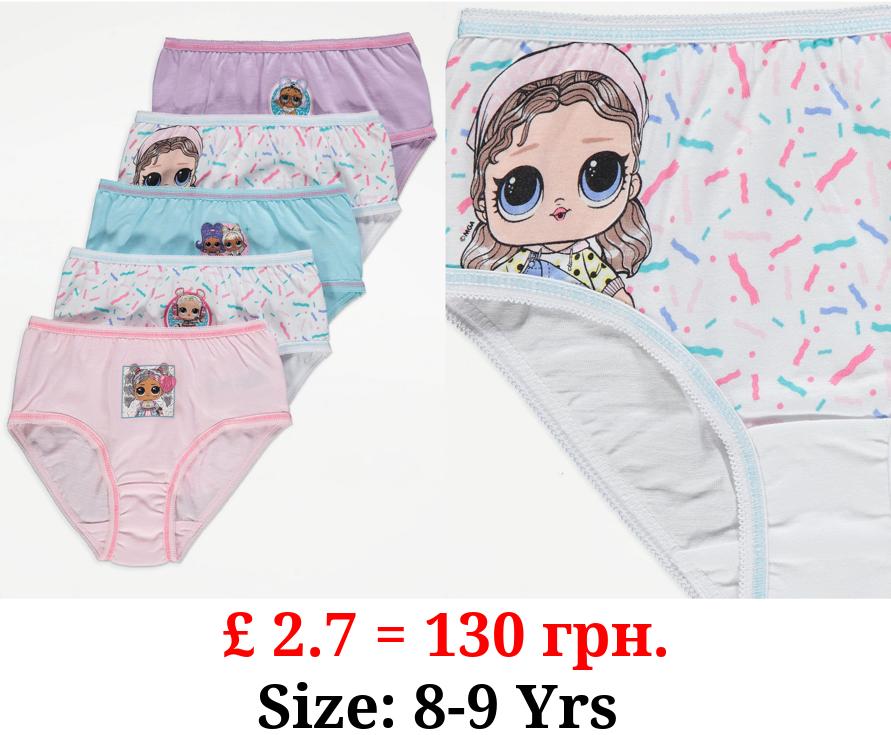 L.O.L Surprise! Character Print Briefs 5 Pack