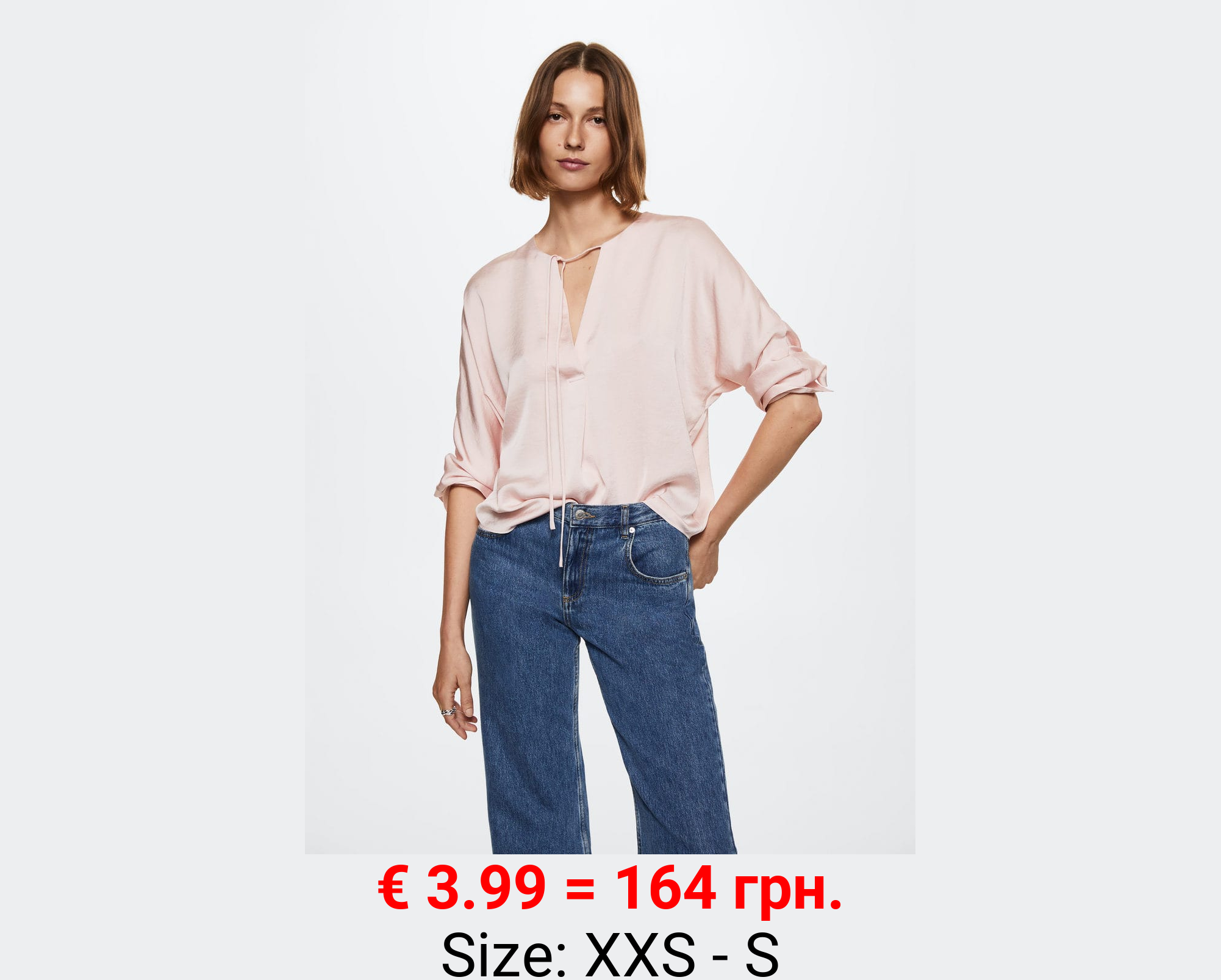 Blusa fluida lazo