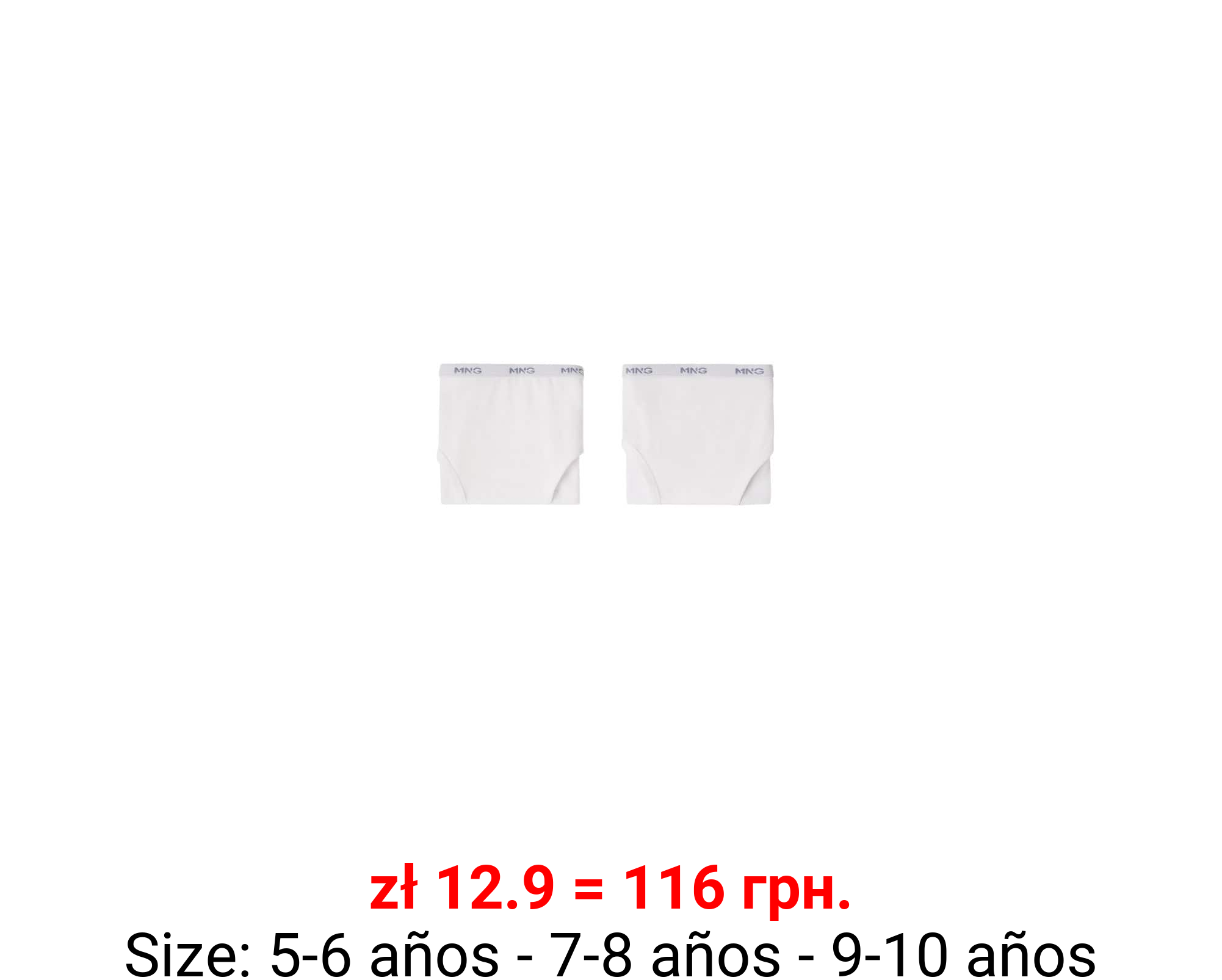 Pack 2 braguitas algodón