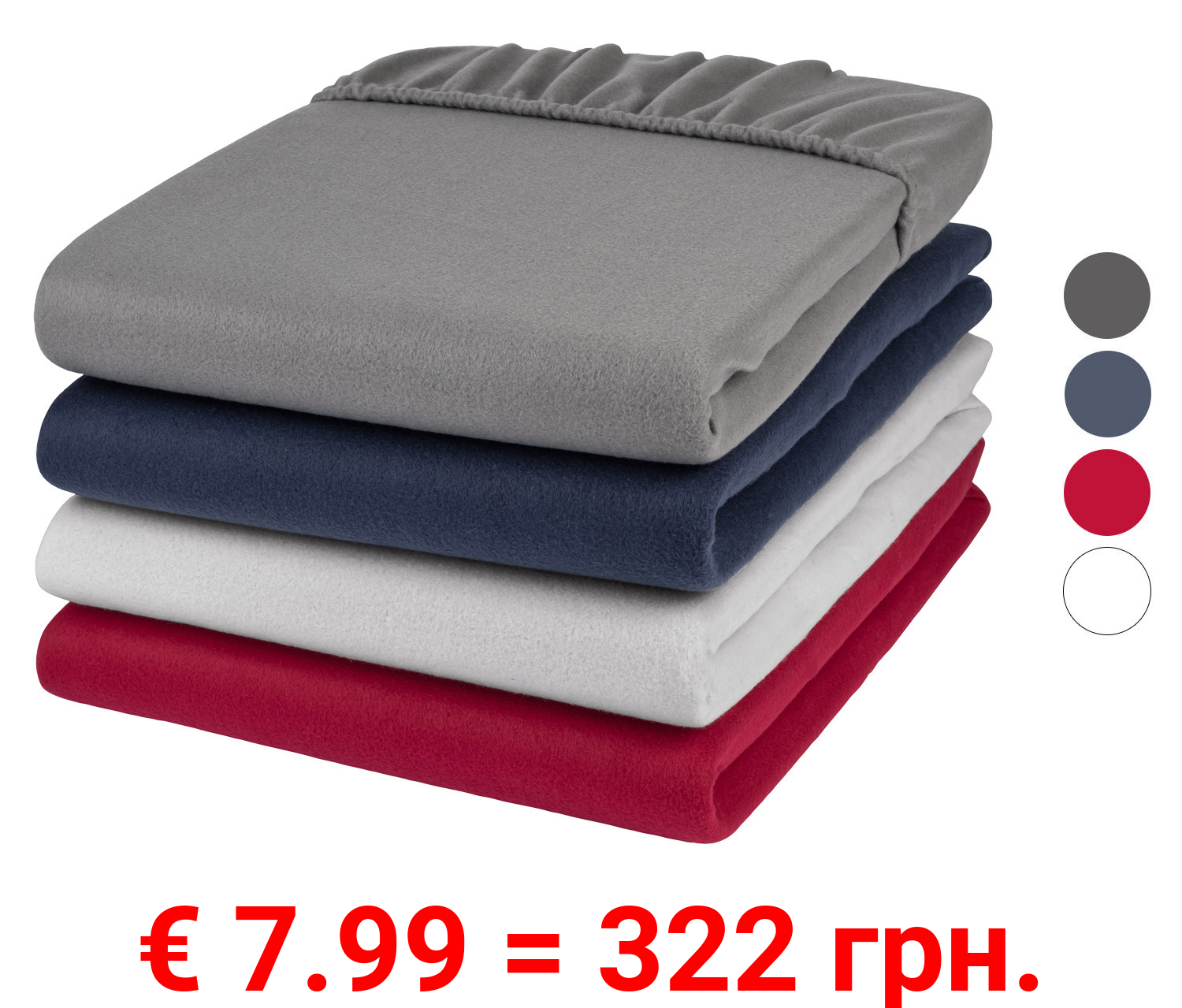LIVARNO home Fleece Spannbettlaken, 140-160 x 200 cm