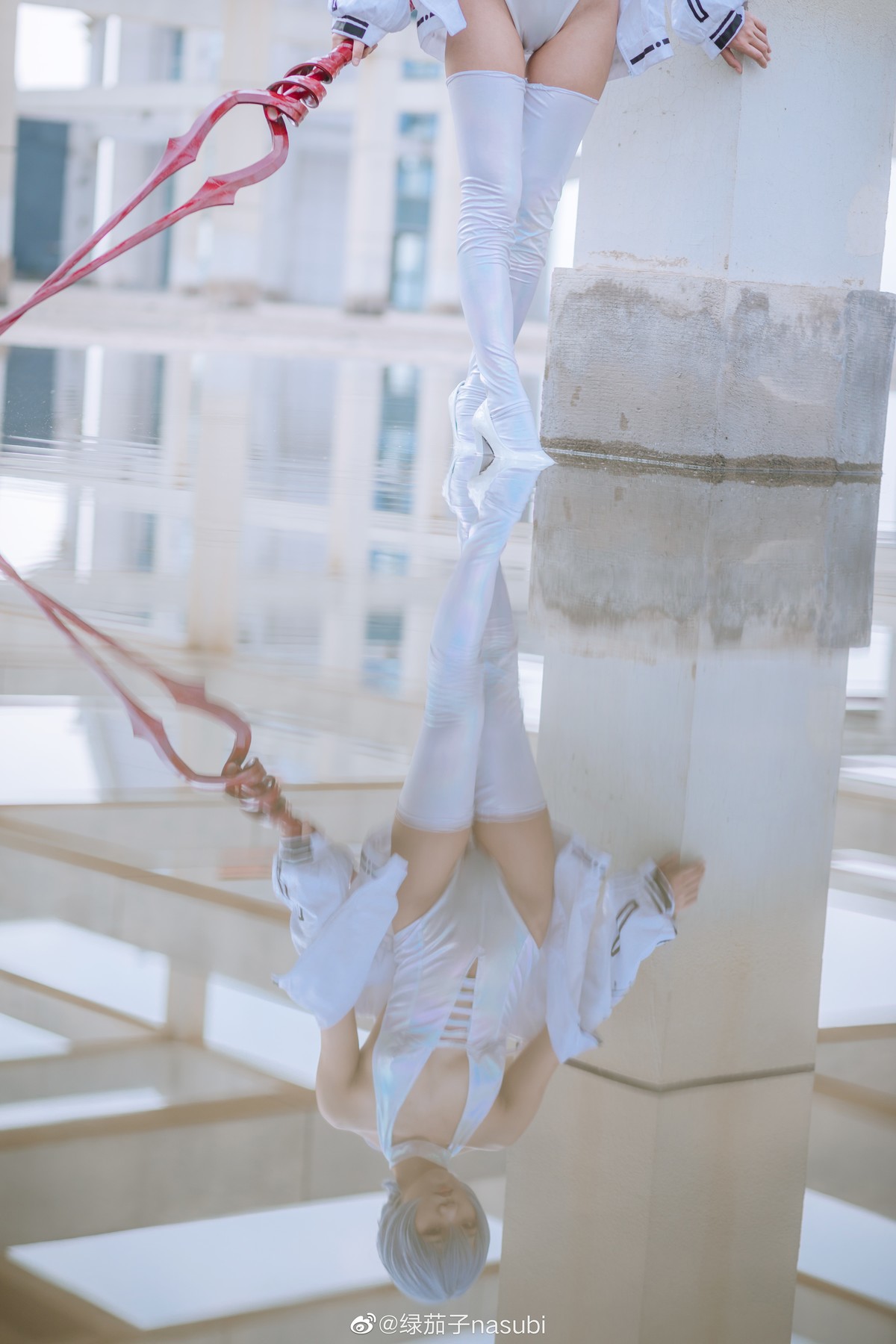 Cosplay 绿茄子nasubi EVA超话ASS绫波丽 4