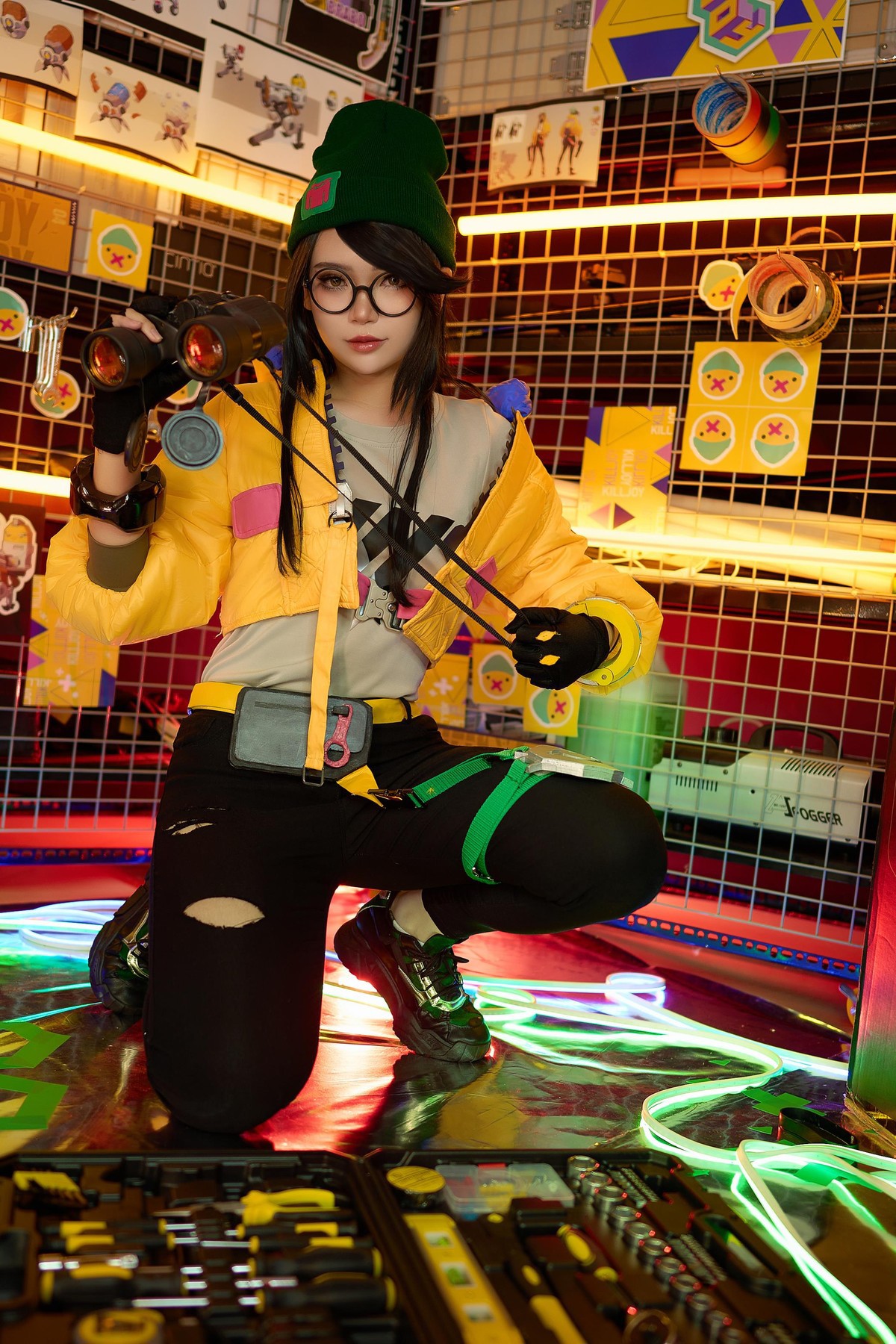 Cosplay ZinieQ Killjoy Valorant 14