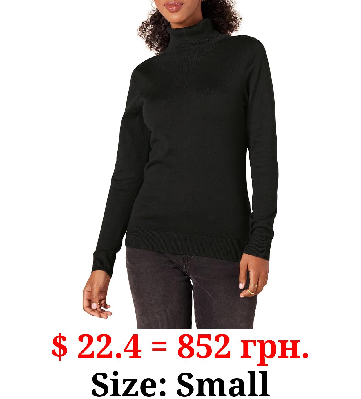 Amazon Essentials Women's Classic-Fit Lightweight Long-Sleeve Turtleneck Sweater (Available in Plus Size)