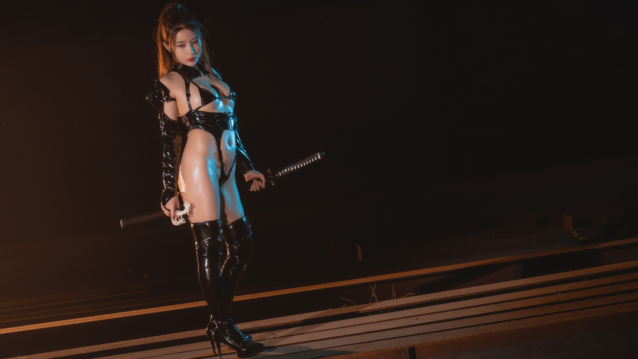 蜜蜜子Kimmie Cosplay 异铁战斗服 59