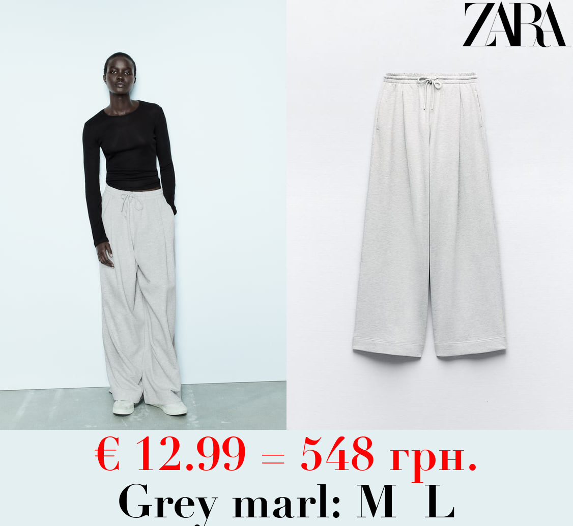 BROAD PLUSH TROUSERS