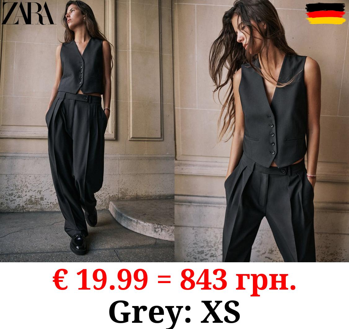 ZW COLLECTION BUTTONED WAISTCOAT