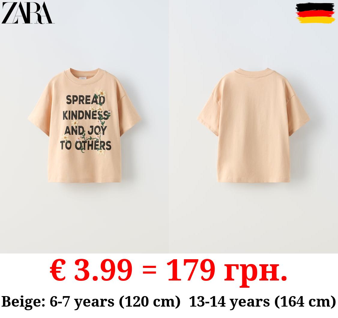 FLORAL EMBROIDERED T-SHIRT