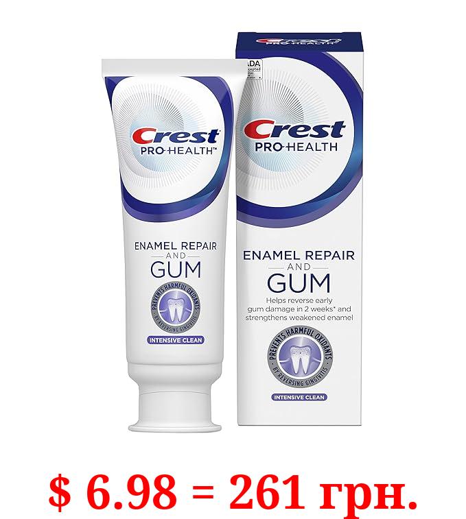 Crest Pro-Health Gum and Enamel Repair Toothpaste, Intensive Clean, 3.7 oz