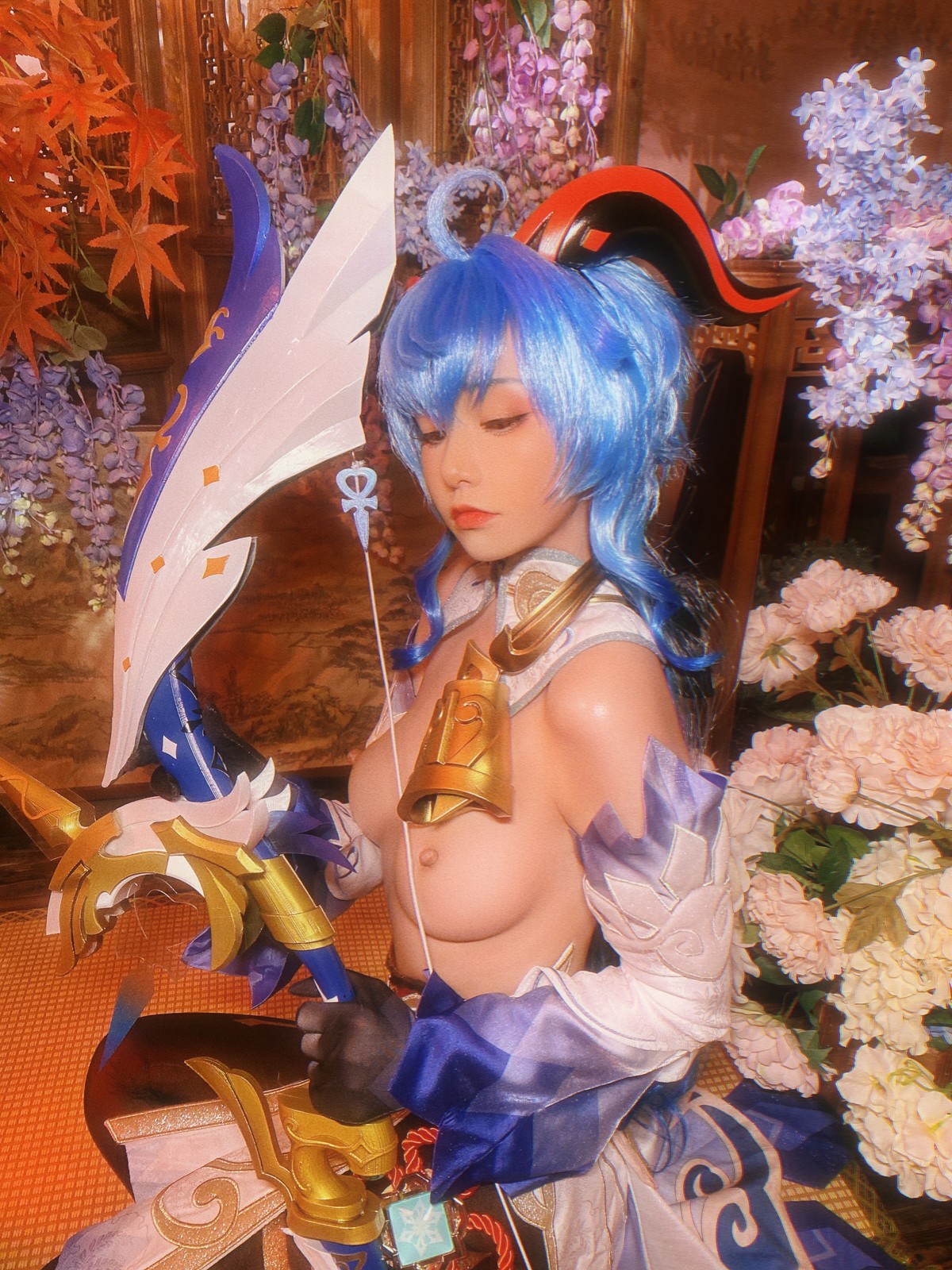 爆机少女喵小吉 Cosplay 原神 甘雨 39