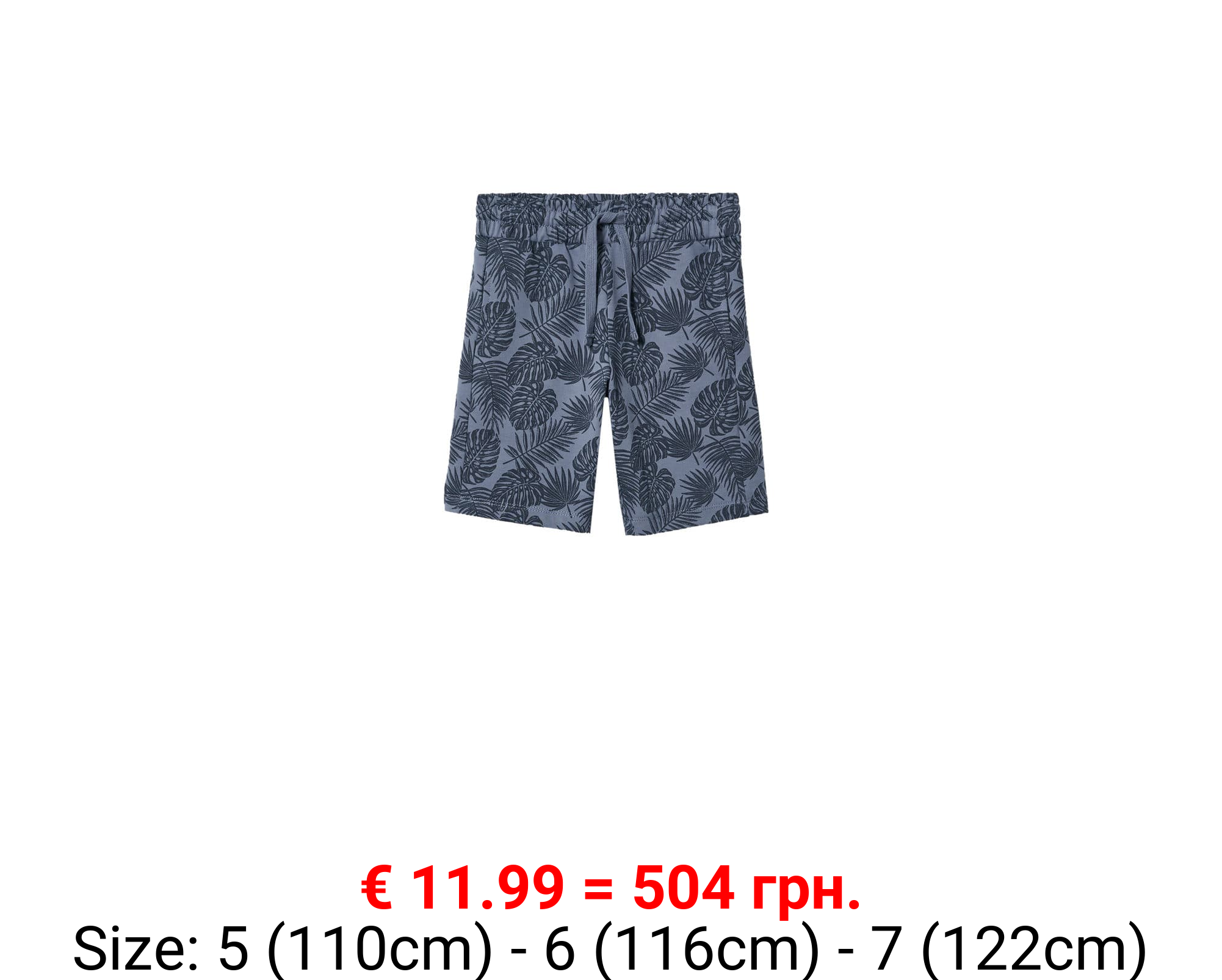 Bermudas estampado tropical