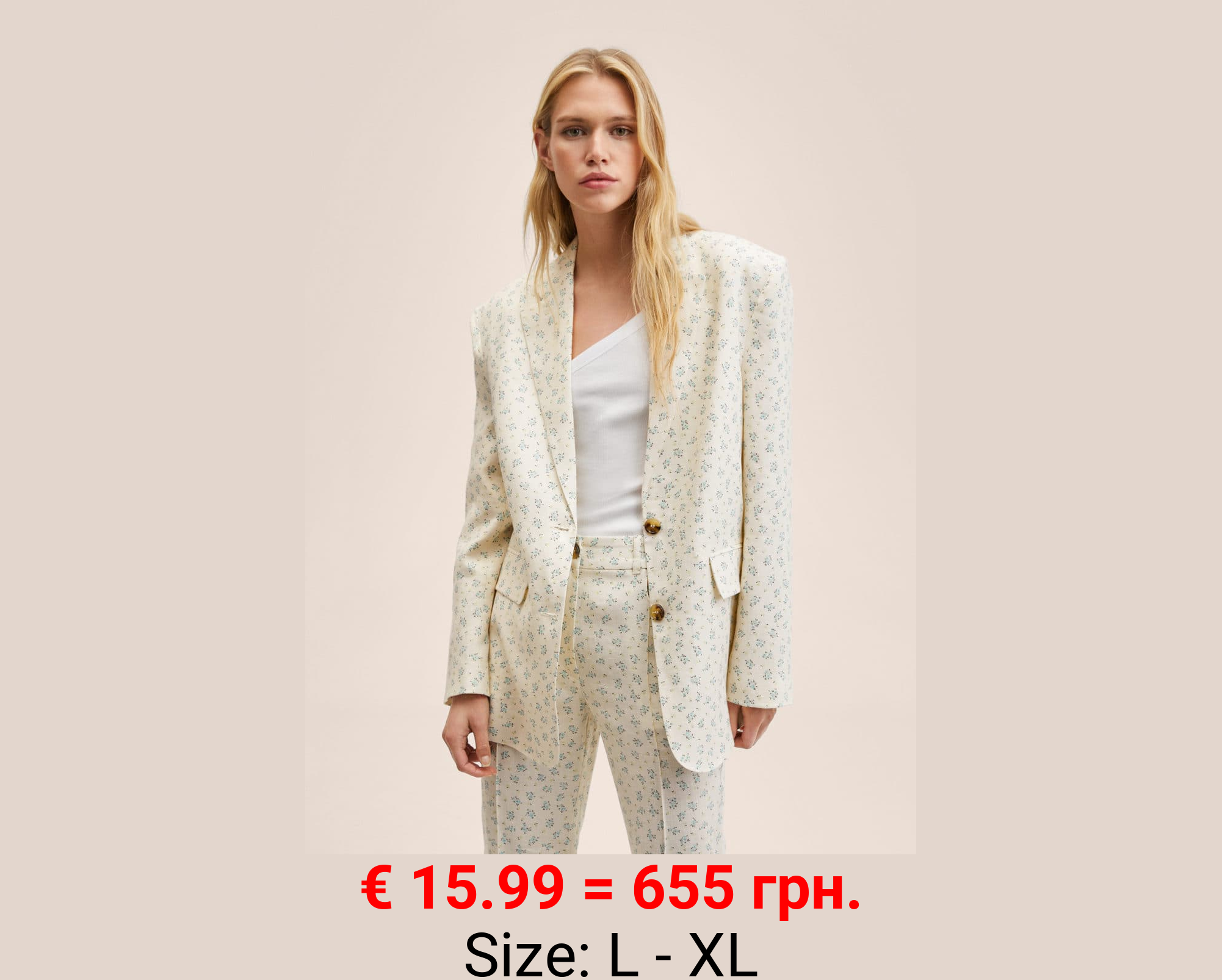 Americana lino oversize