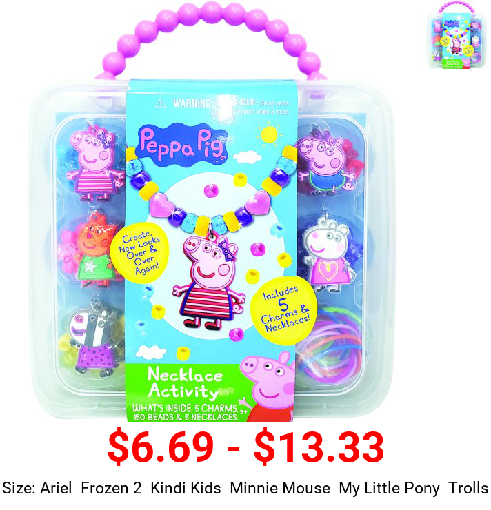 Nickelodeon Peppa Pig Plastic Necklace Activity Set - multicolored, multi character