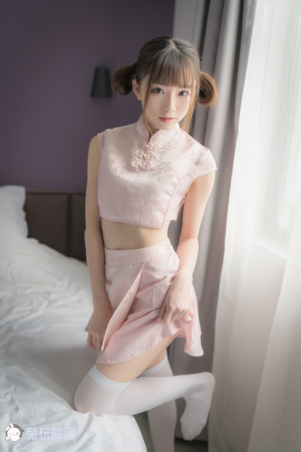 Cosplay 兔玩映画 粉色团子 32