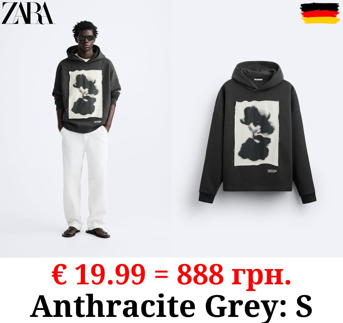 HOODIE WITH PHOTO PATCH