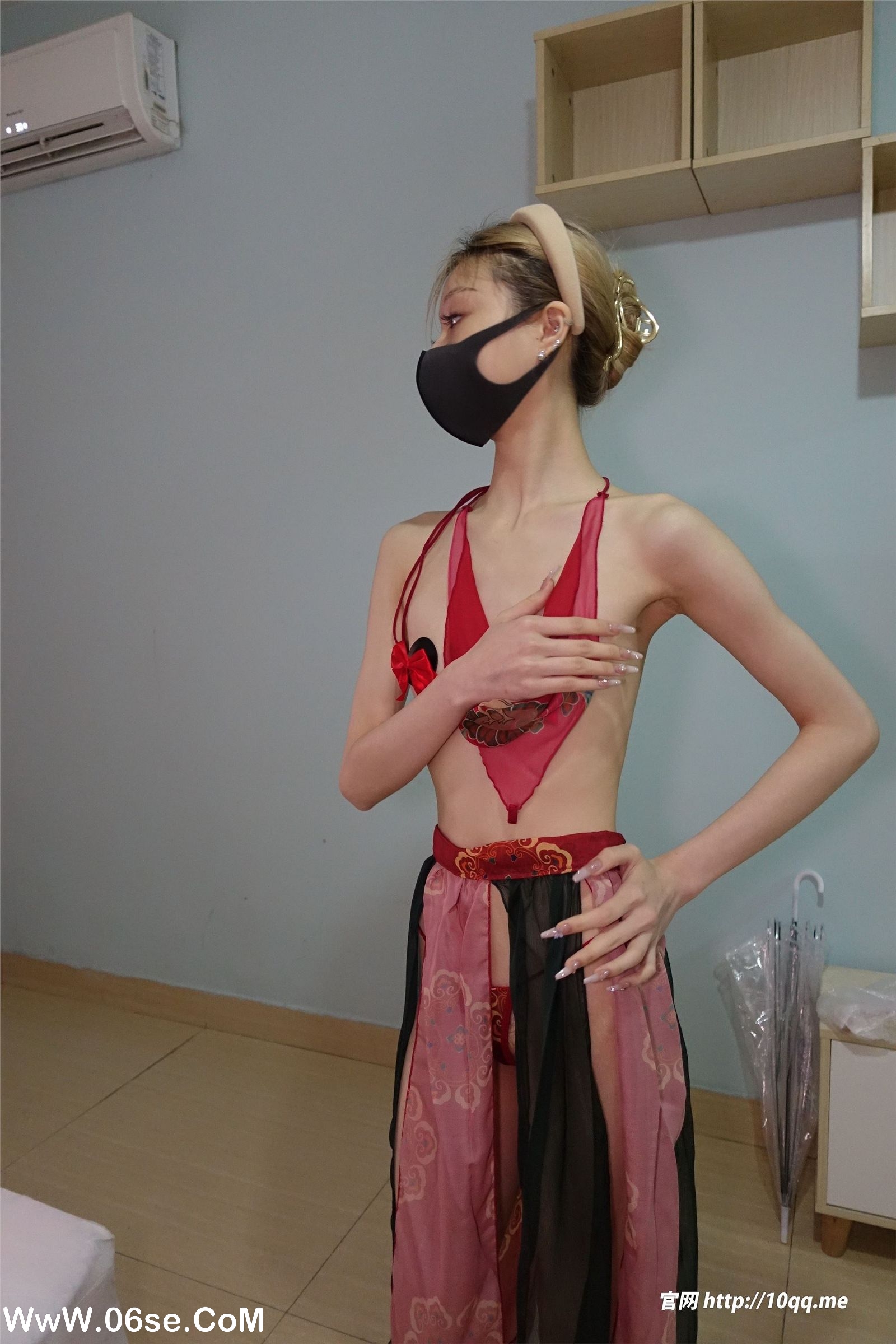 图片[2]-[ROSI写真]口罩系列 2023.09.08 NO.2644-六色网