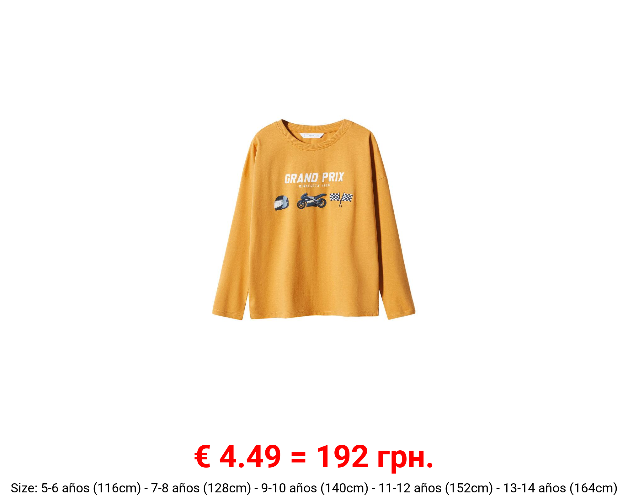 Camiseta algodón manga larga