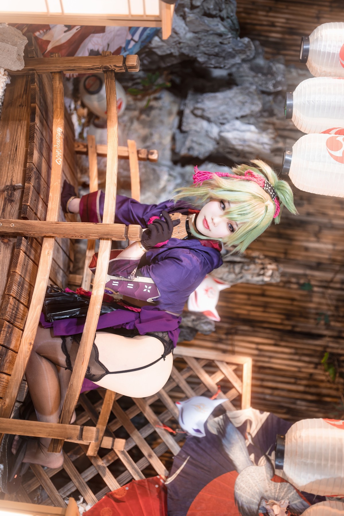 Cosplay 七七娜娜子 久岐忍同人 21