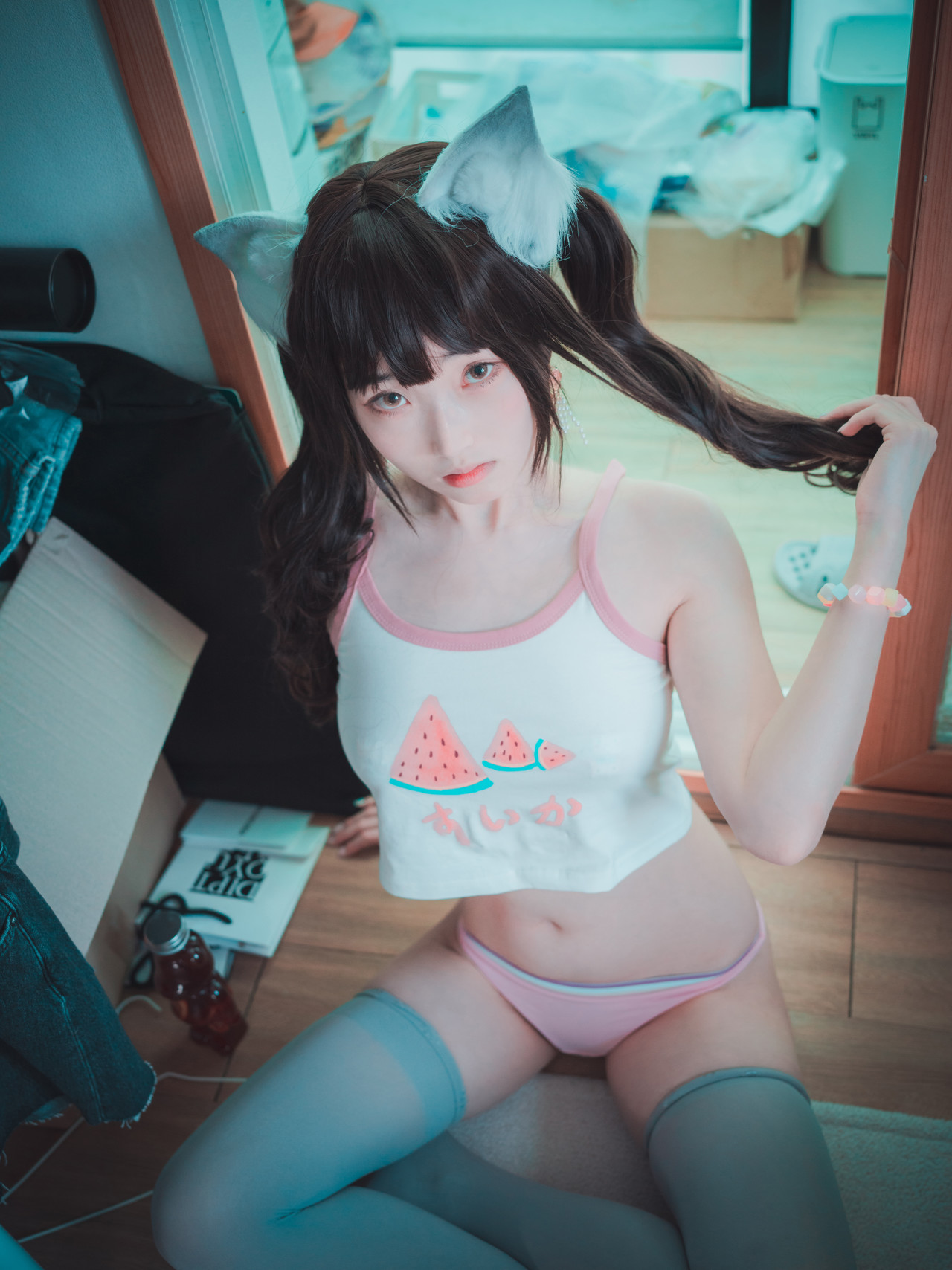 Bambi 밤비, [DJAWA] The cat I picked up turned into a girl Set.01 68