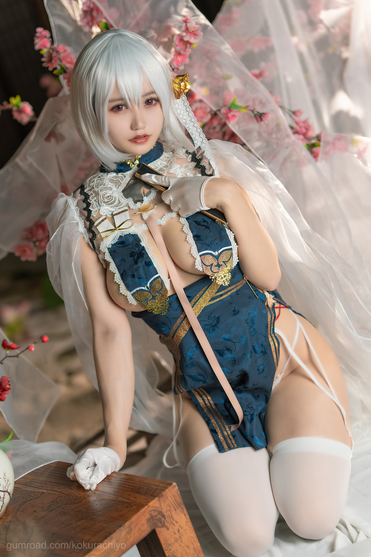 Cosplay 小仓千代 天狼星旗袍 13