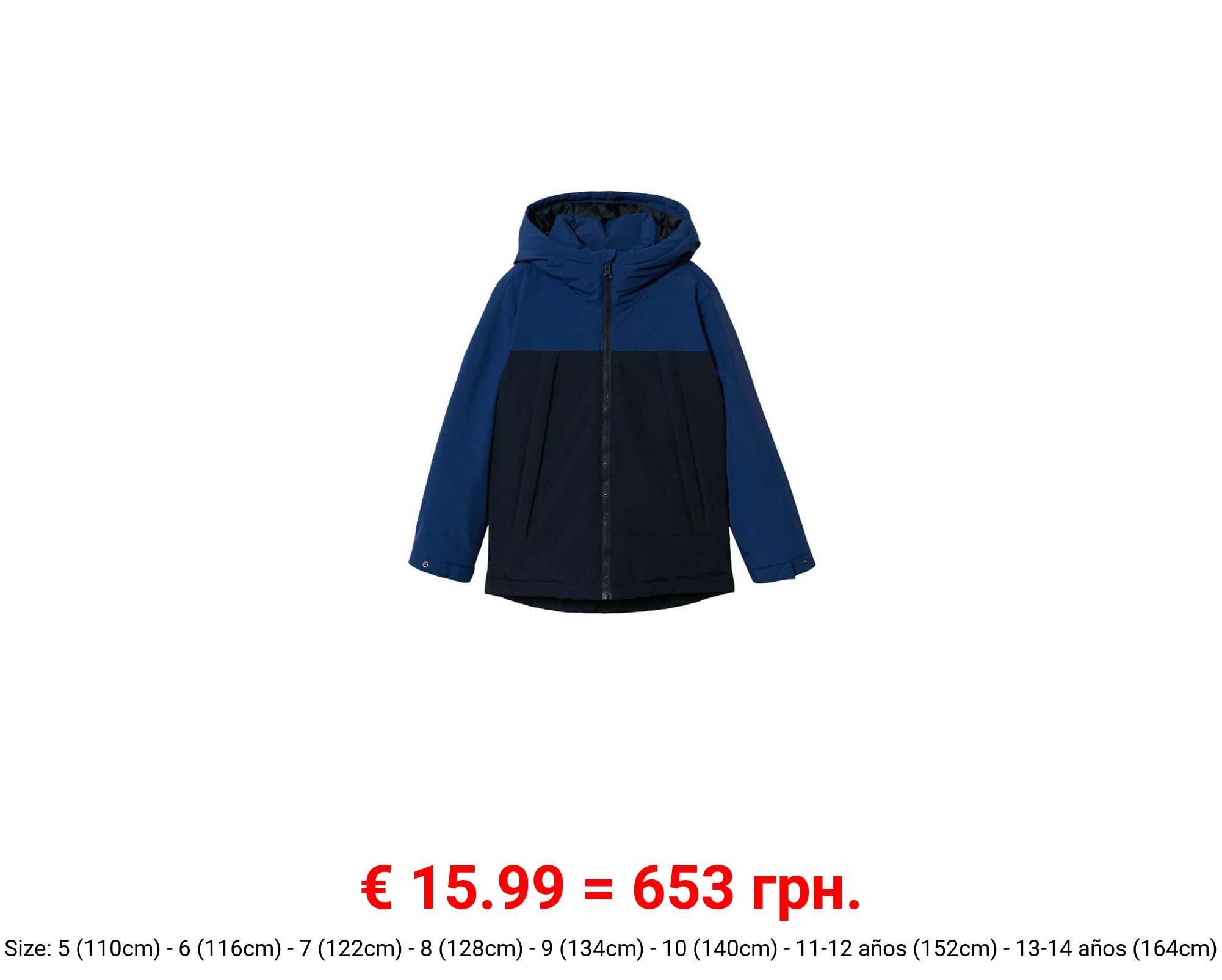 Anorak acolchado capucha