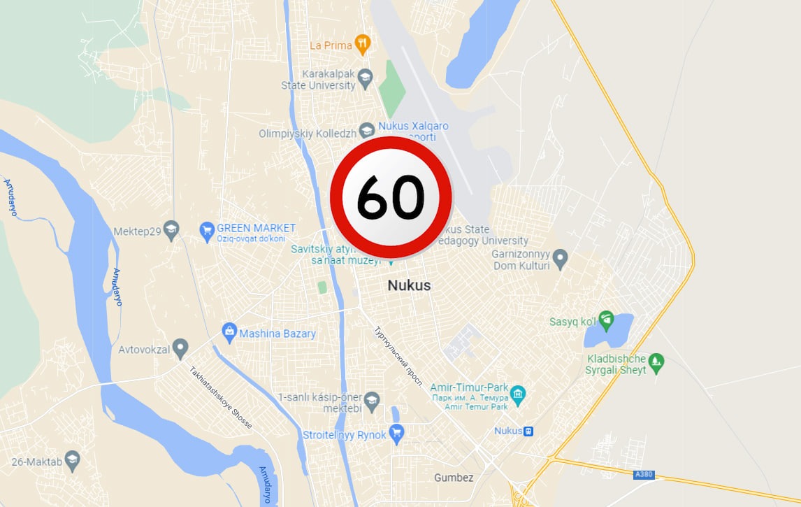 60 км/ч - в Ташкенте официально снизили максимальную скорость - 2