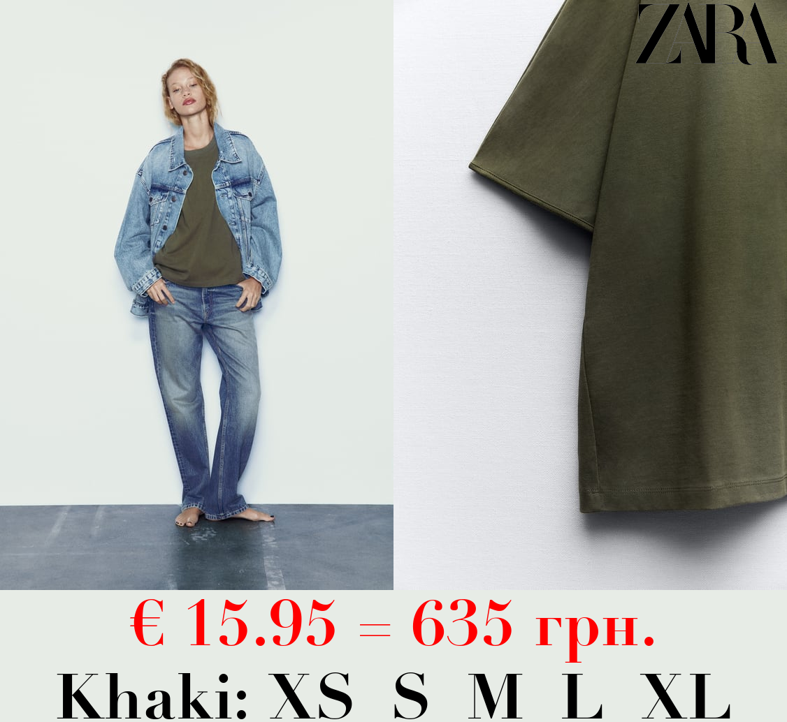 HEAVY COTTON COCOON T-SHIRT