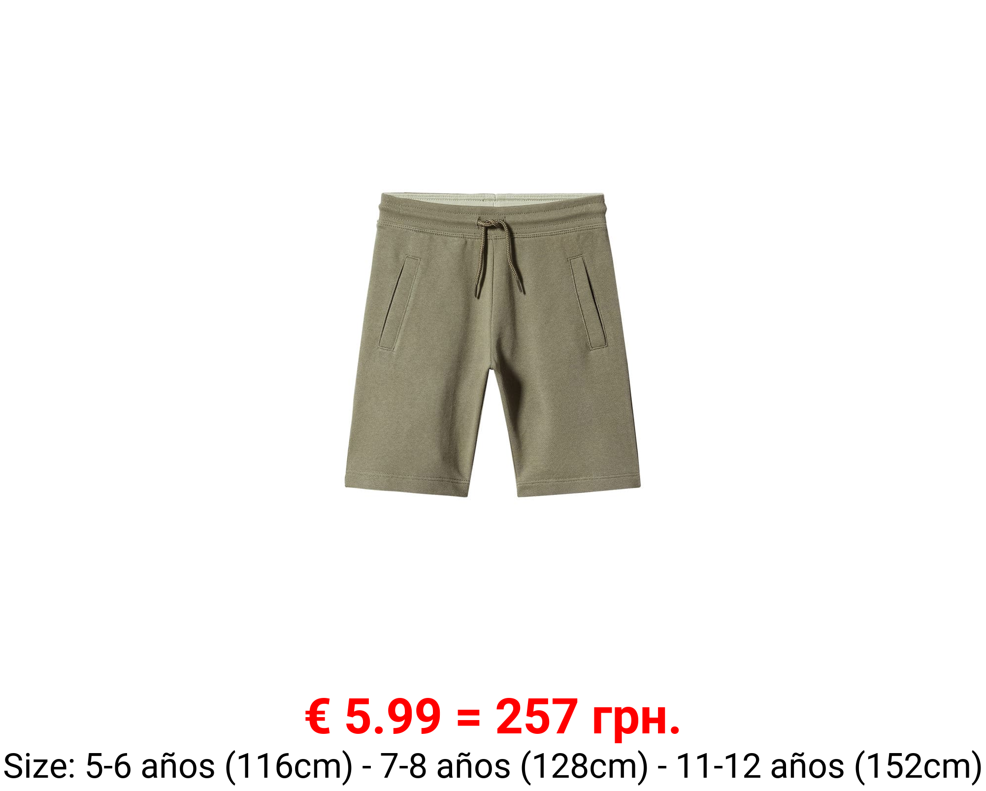 Bermudas jogger algodón