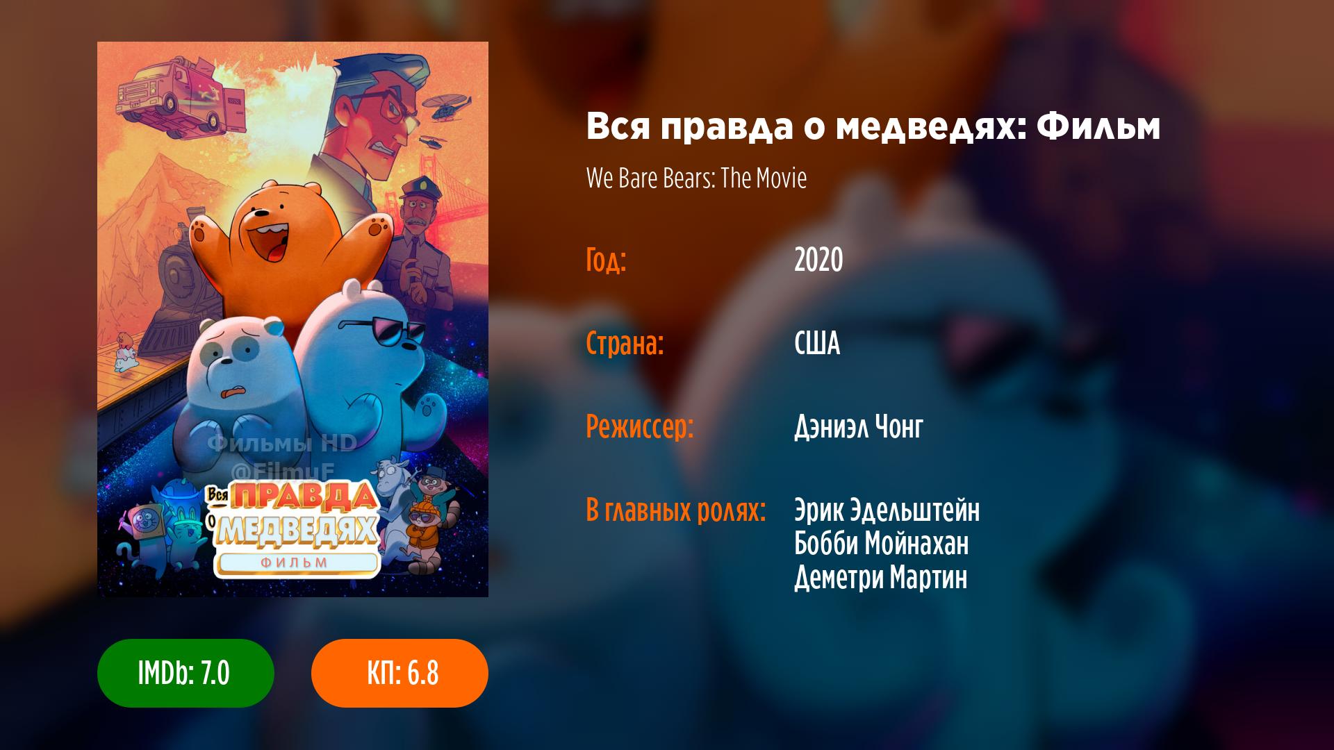 Вся правда о медведях: Фильм (2020) HD – Telegraph