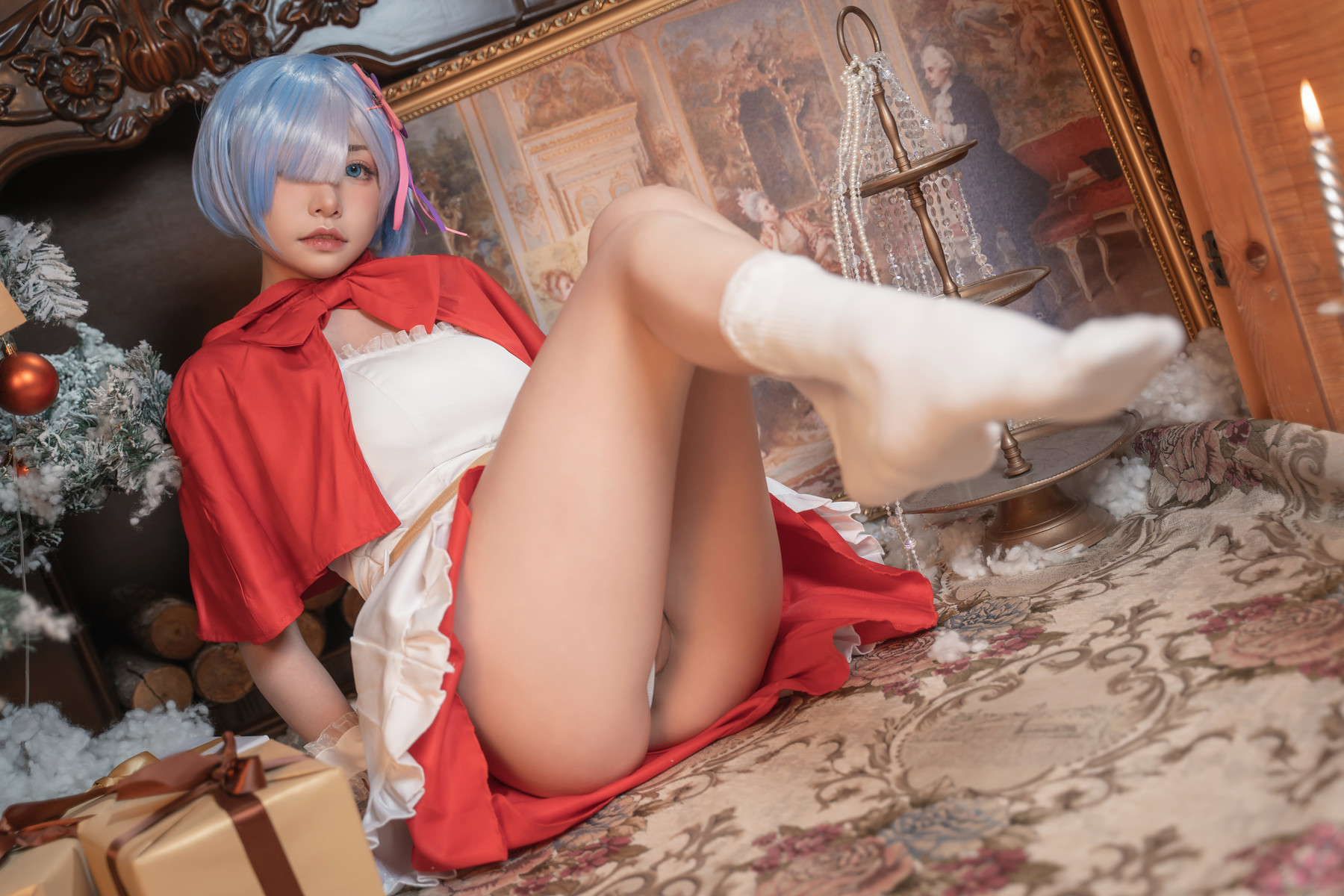 爆机少女喵小吉 Cosplay 雷姆 15