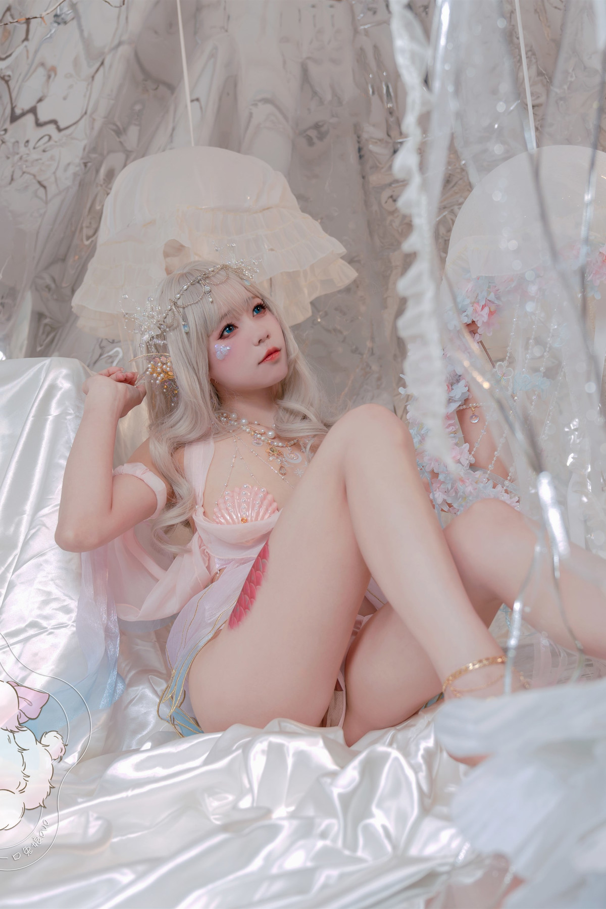 Cosplay 咬一口兔娘 海的女儿 Mermaid 33