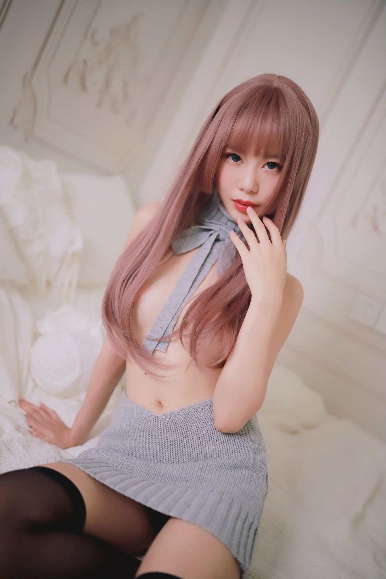 抖娘利世-露背毛衣[30P] 21