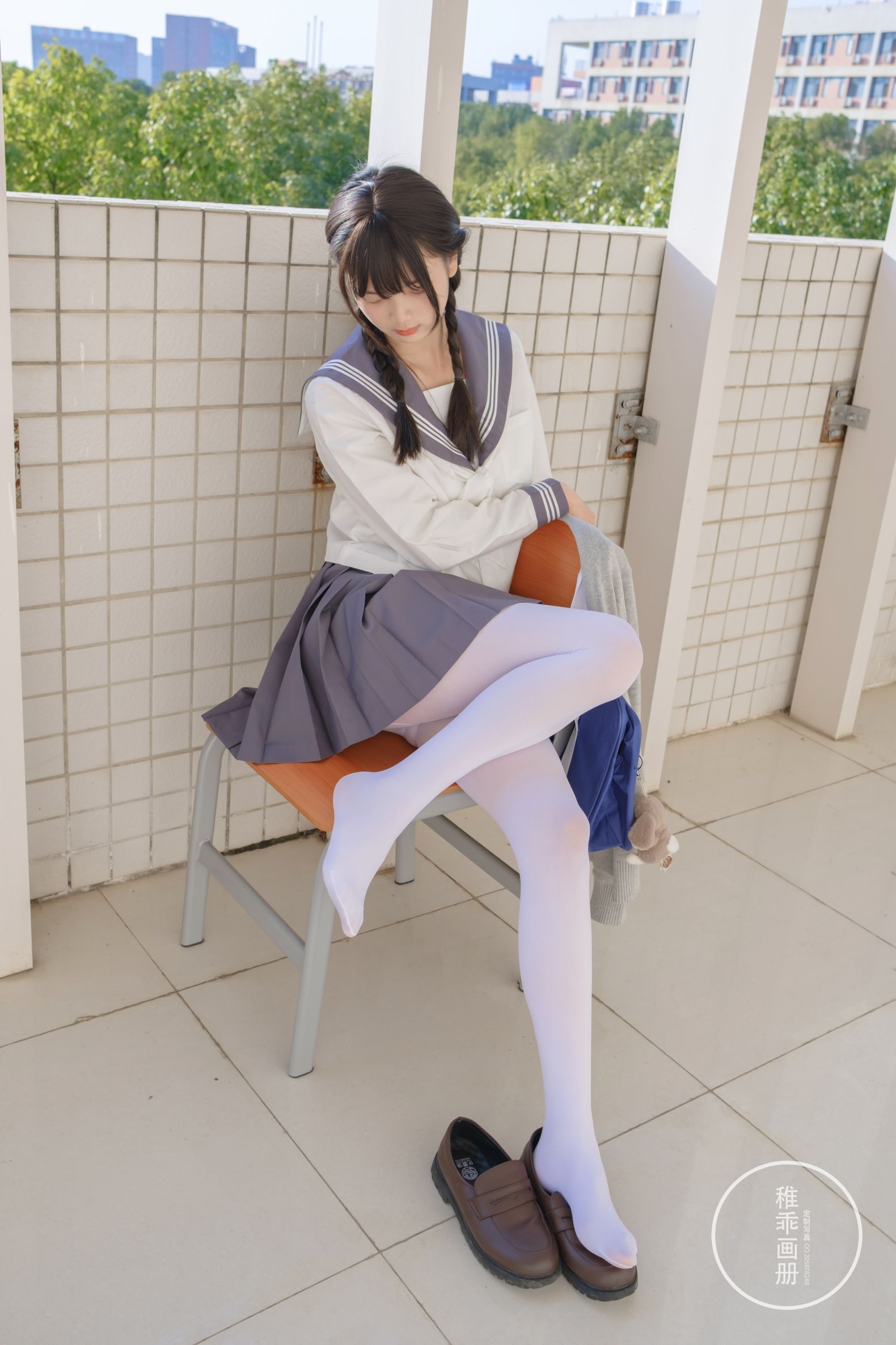 稚乖画册 - NO.05 晴空03 双马尾jk [71P1V-0.99GB] 40