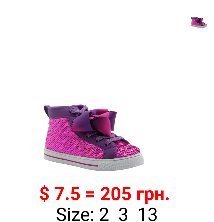 Nickelodeon Jojo Siwa Pink Sequins High-Top Sneaker (Little Girls & Big Girls)