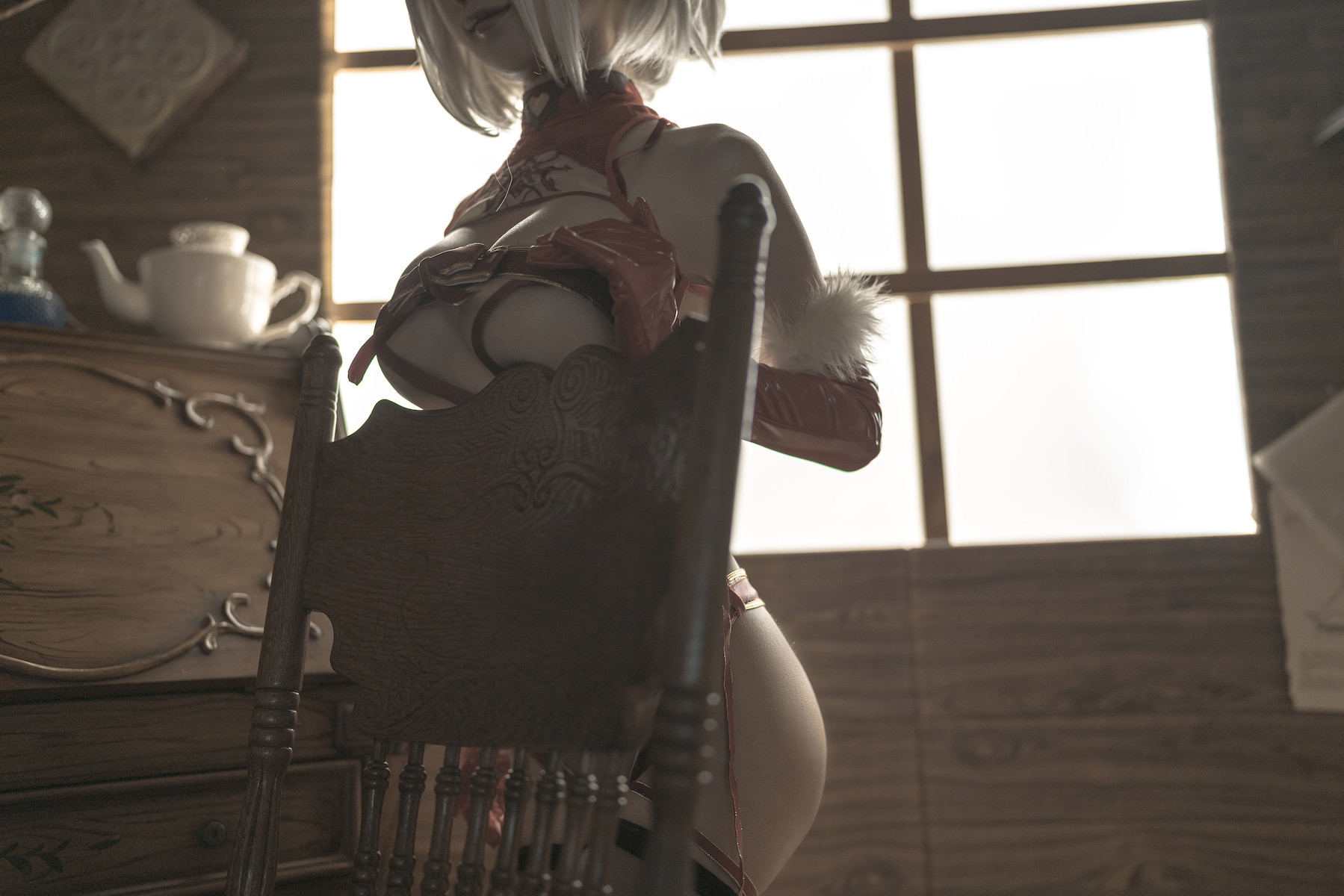 蠢沫沫 Cosplay 2B 圣诞 Christmas 40
