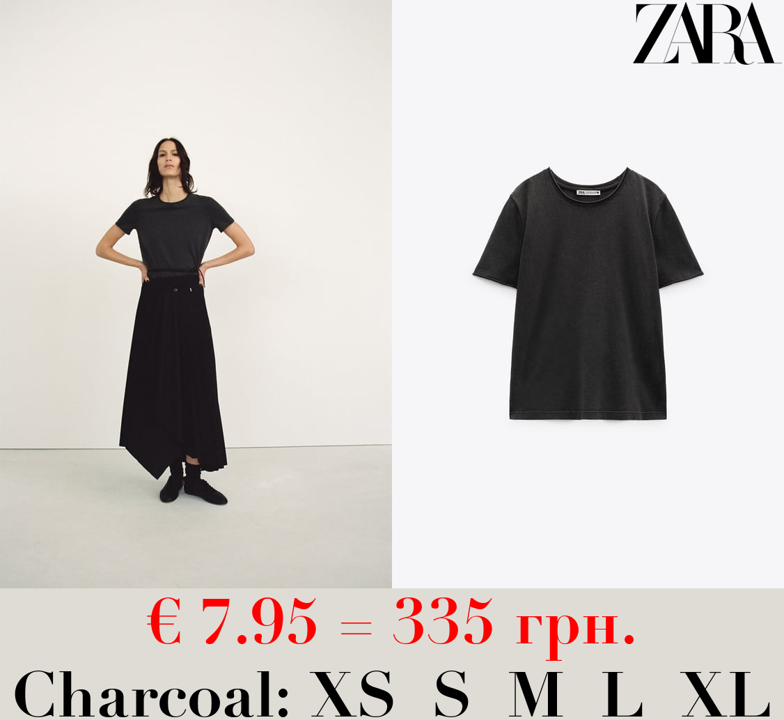 FITTED FADED T-SHIRT