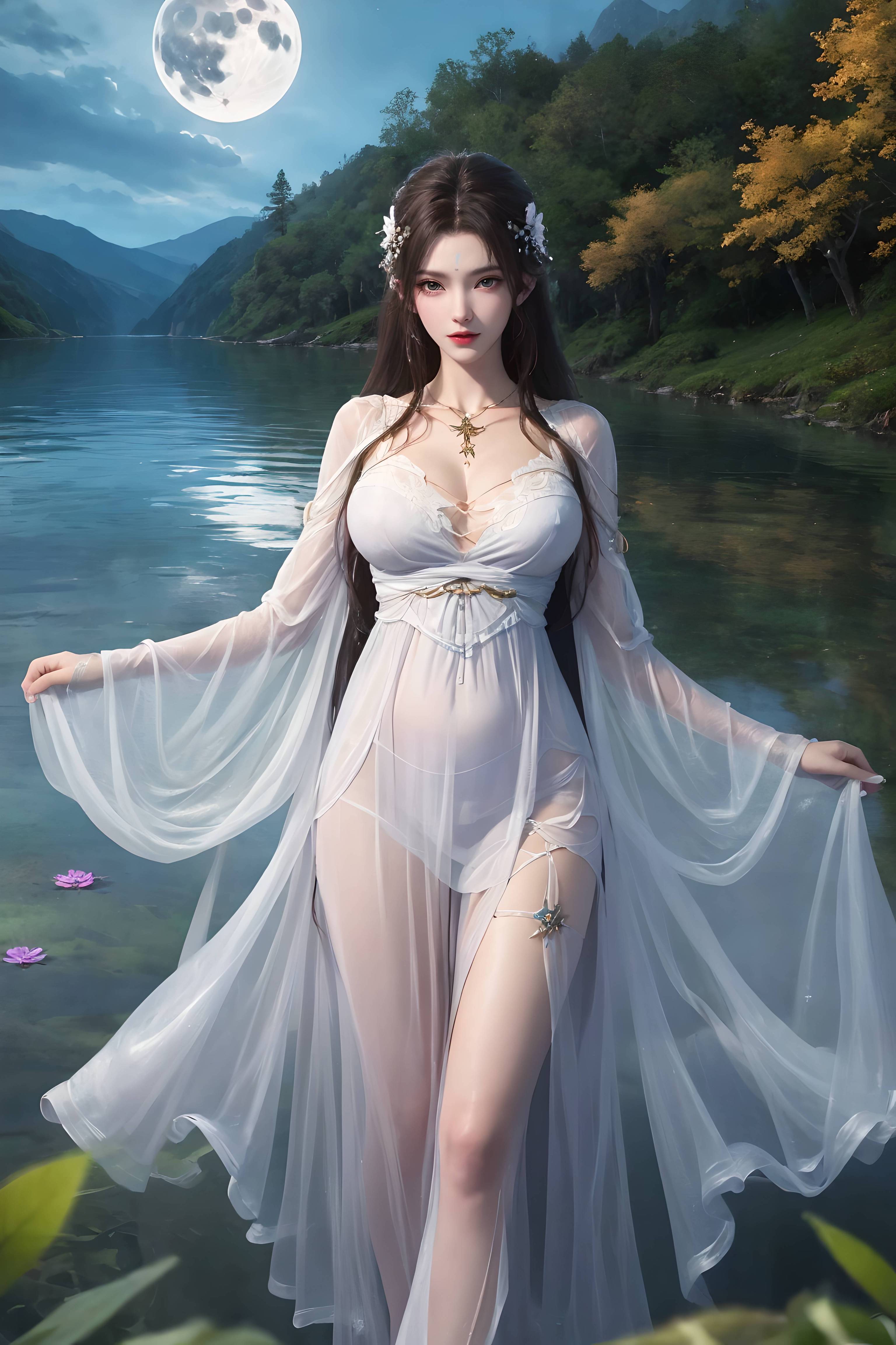 图片[5]-完美世界-清漪 户外白色薄纱0401-六色网