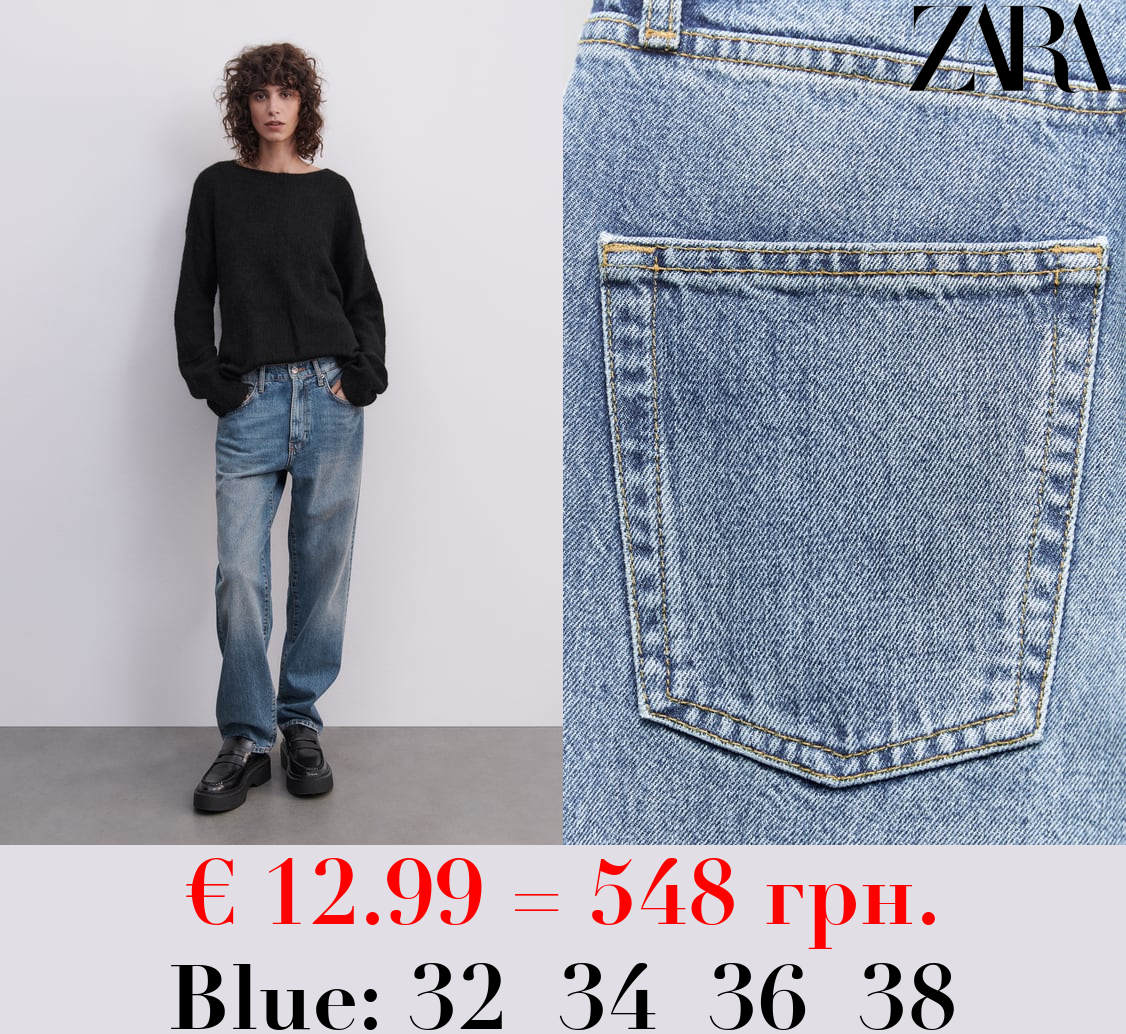 ZW SLIM-FIT MID-RISE JEANS - LIMITED EDITION