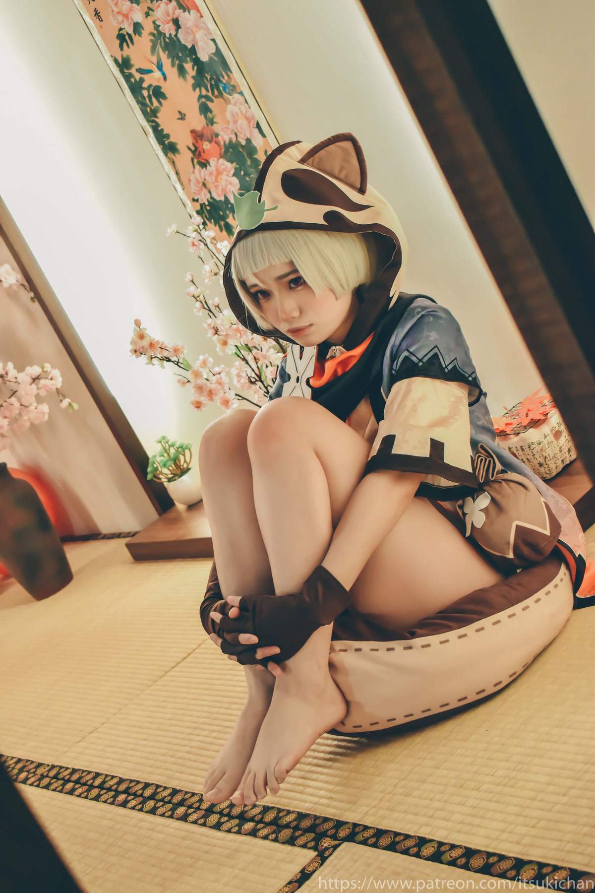 齋齋いつき Itsukichan  Cosplay 早柚 Sayu (Genshin Impact 原神) 8